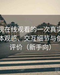 可可影视在线观看的一次真实使用体验：整体观感、交互细节与使用节奏评价（新手向）