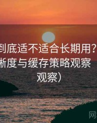 茶杯狐到底适不适合长期用？加载速度、清晰度与缓存策略观察（稳定性观察）