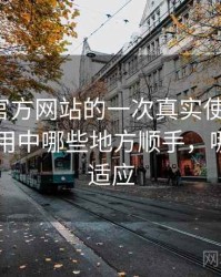 茶杯狐官方网站的一次真实使用体验：日常使用中哪些地方顺手，哪些需要适应