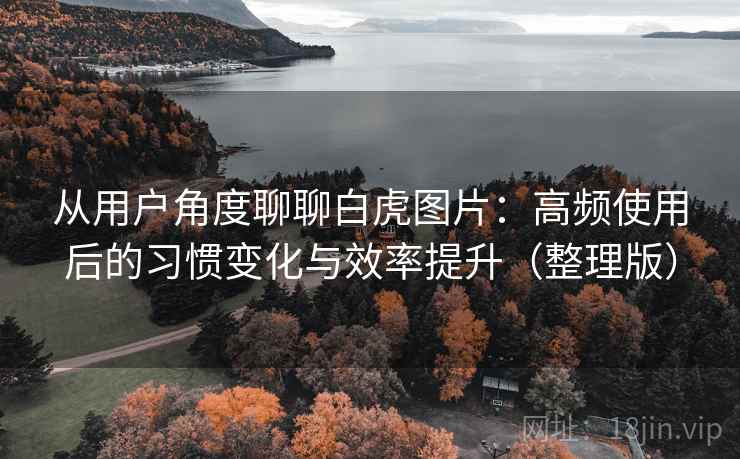 从用户角度聊聊白虎图片:高频使用后的习惯变化与效率提升(整理版) 从用户角度聊聊白虎图片:高频使用后的习惯变化与效率提升(整理版)
