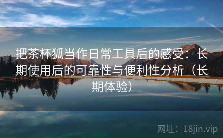 把茶杯狐当作日常工具后的感受：长期使用后的可靠性与便利性分析（长期体验）