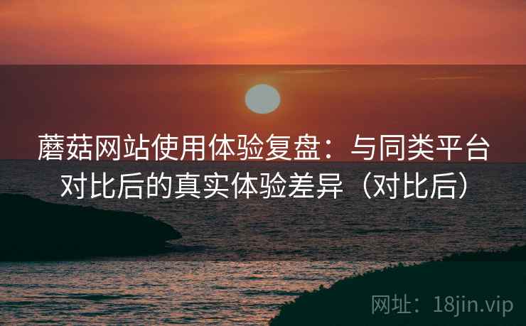 蘑菇网站使用体验复盘：与同类平台对比后的真实体验差异（对比后）